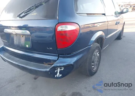 2001 Chrysler Town & Country Lx z USA, uszkodzony, nr VIN 2C4GP44381R343216